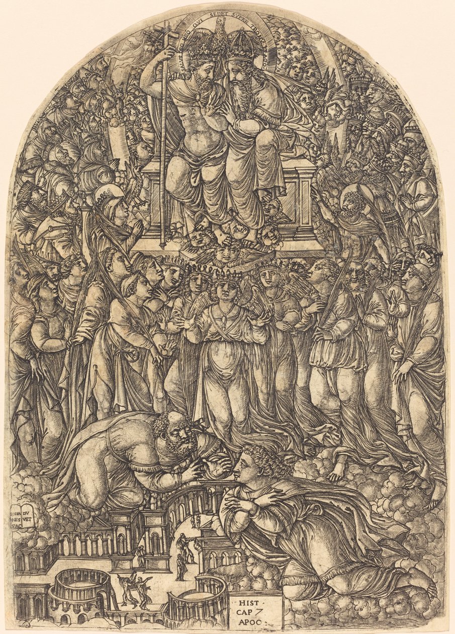 The Multitude Which Stands before the Throne by Jean Duvet