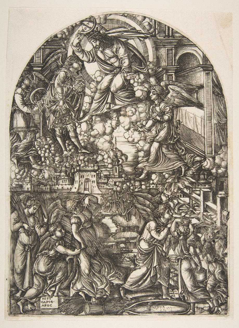 The Winepress of the Wrath of God by Jean Duvet