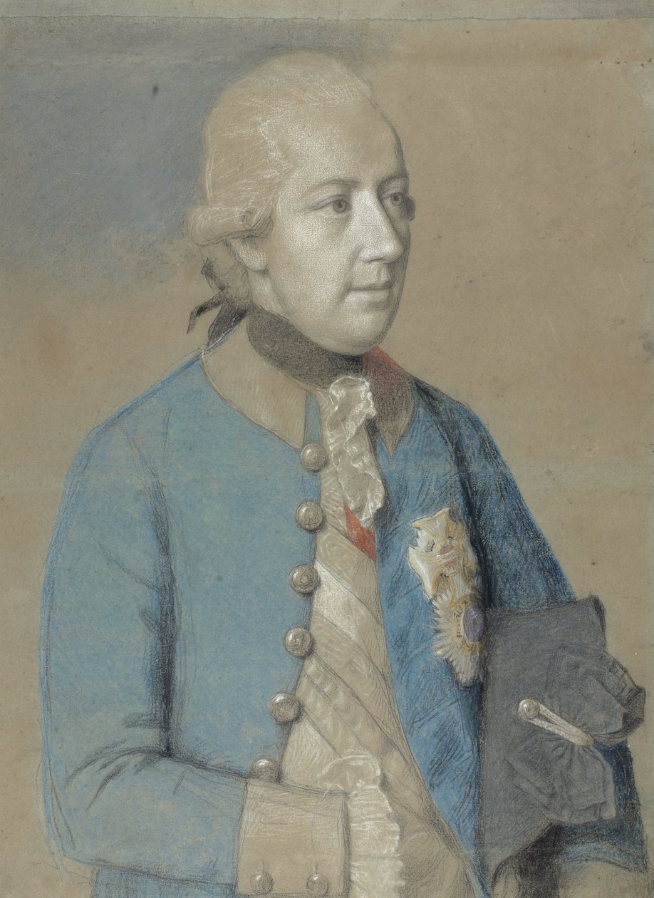Portrait of Joseph II of Austria (1741-90), Holy Roman Emperor and Later King of Hungary and Bohemia by Jean Étienne Liotard