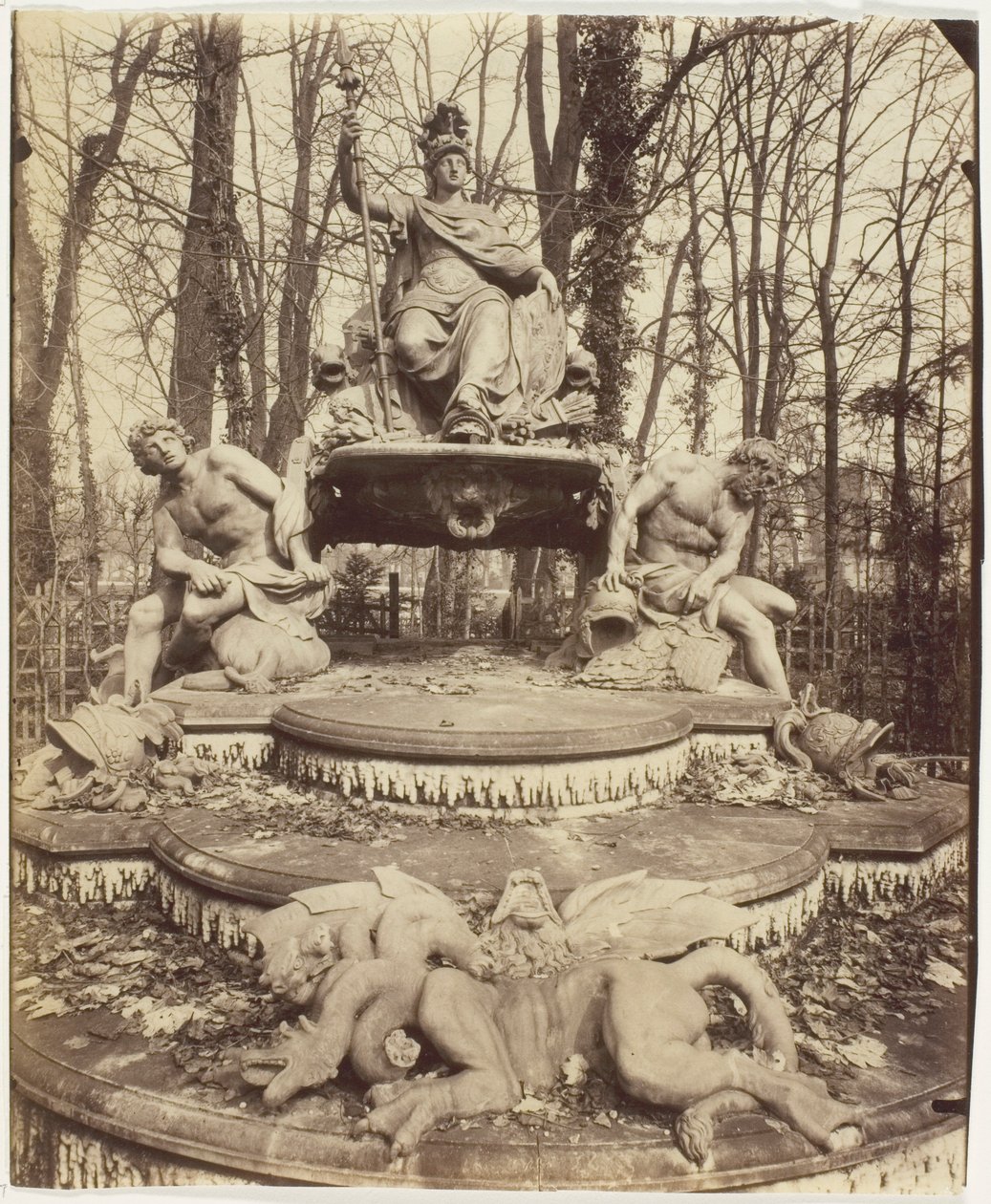 Versailles, Bosquet of the Arc de Triomphe by Jean Eugène Auguste Atget