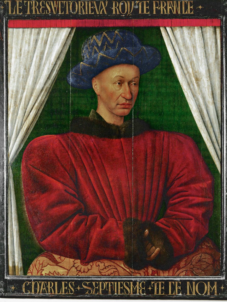 Charles VII, King of France by Jean Fouquet