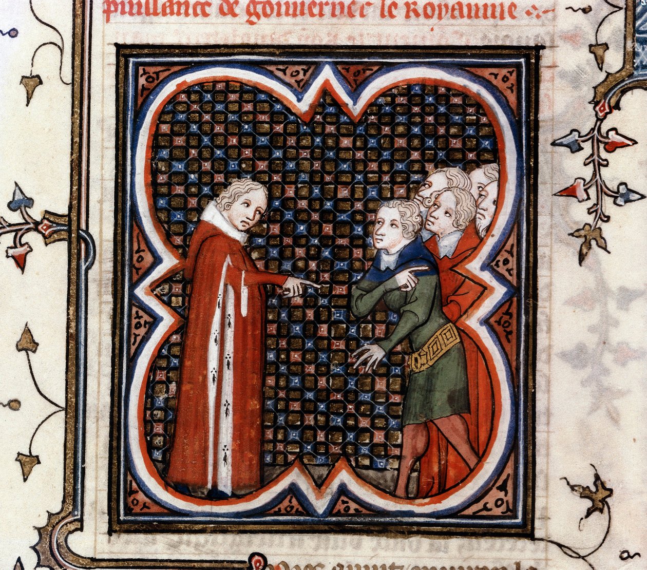 Etienne Marcel, a Provost of the Merchants of Paris, Told by King John II the Good of France to Respect the 