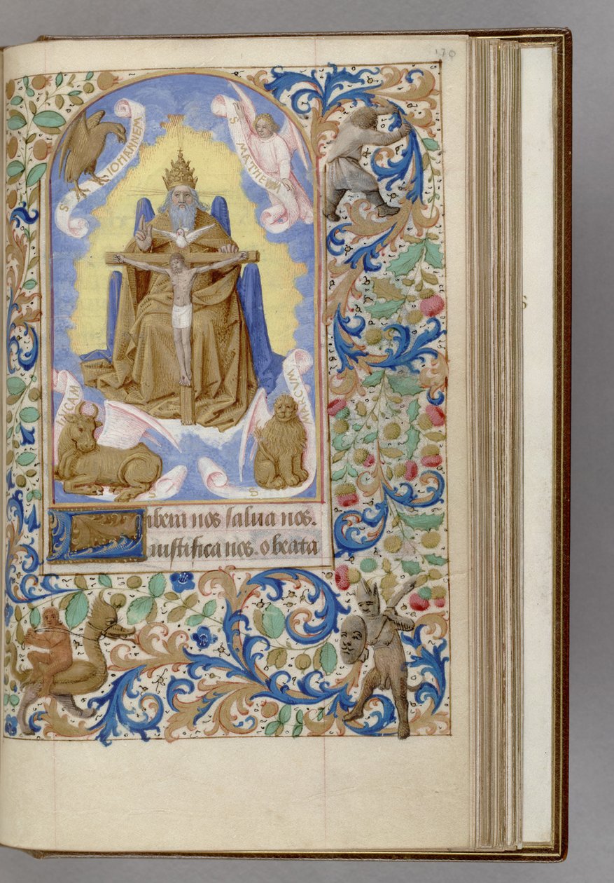 Gnadenstuhl Book of Hours, 1450-1499 by Jean Fouquet
