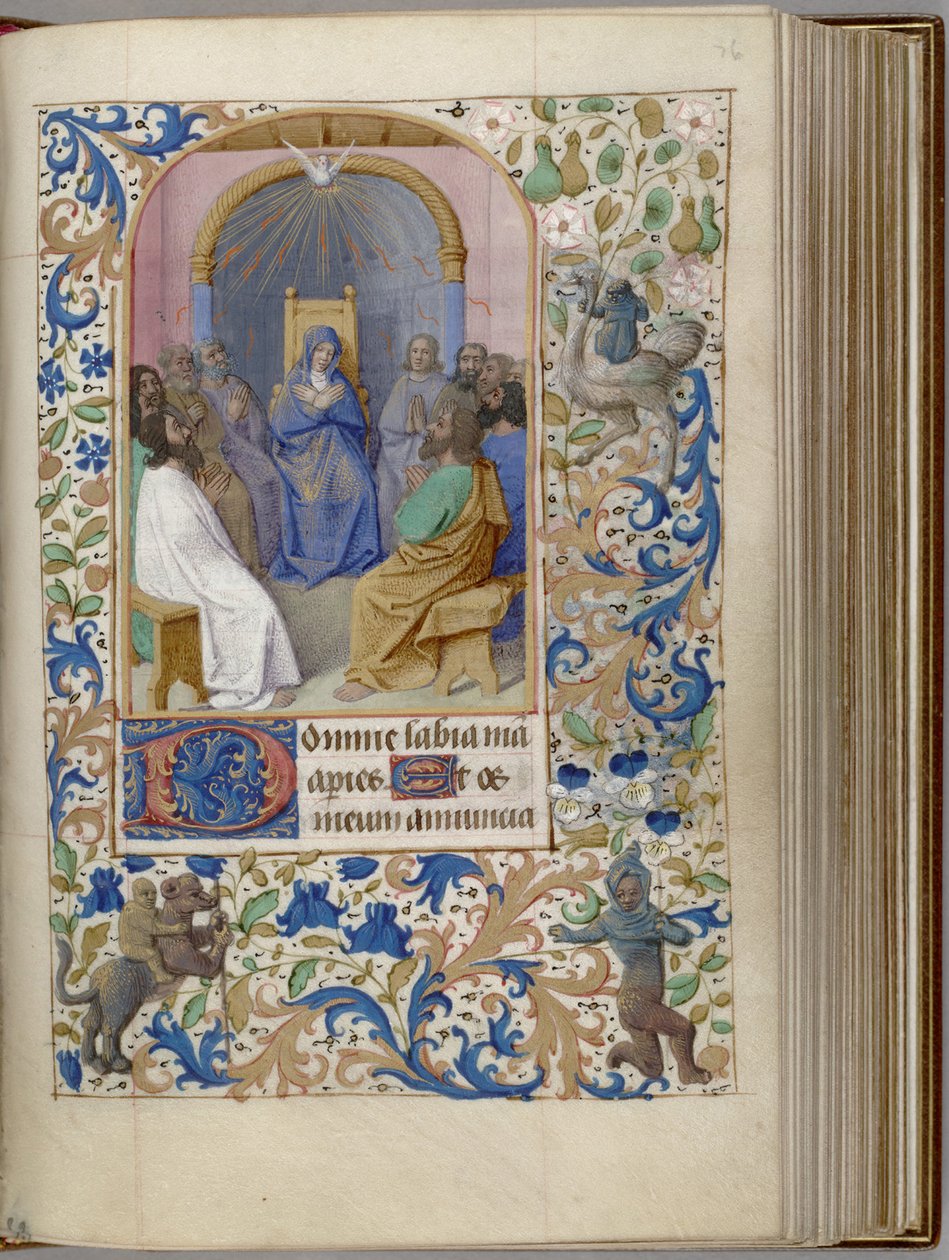 Pentecost Book of Hours by Jean Fouquet
