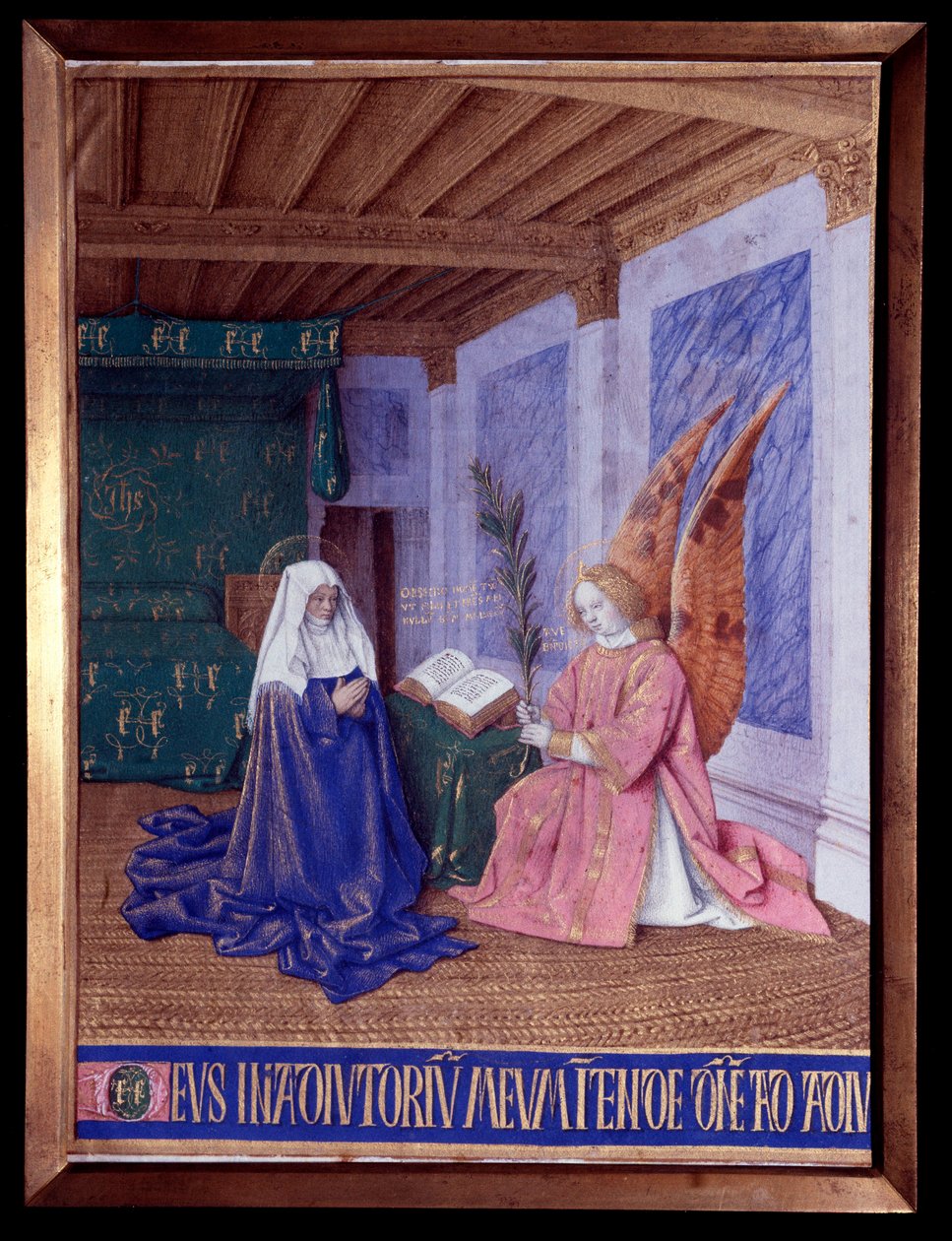 The Second Annunciation, Miniature in 