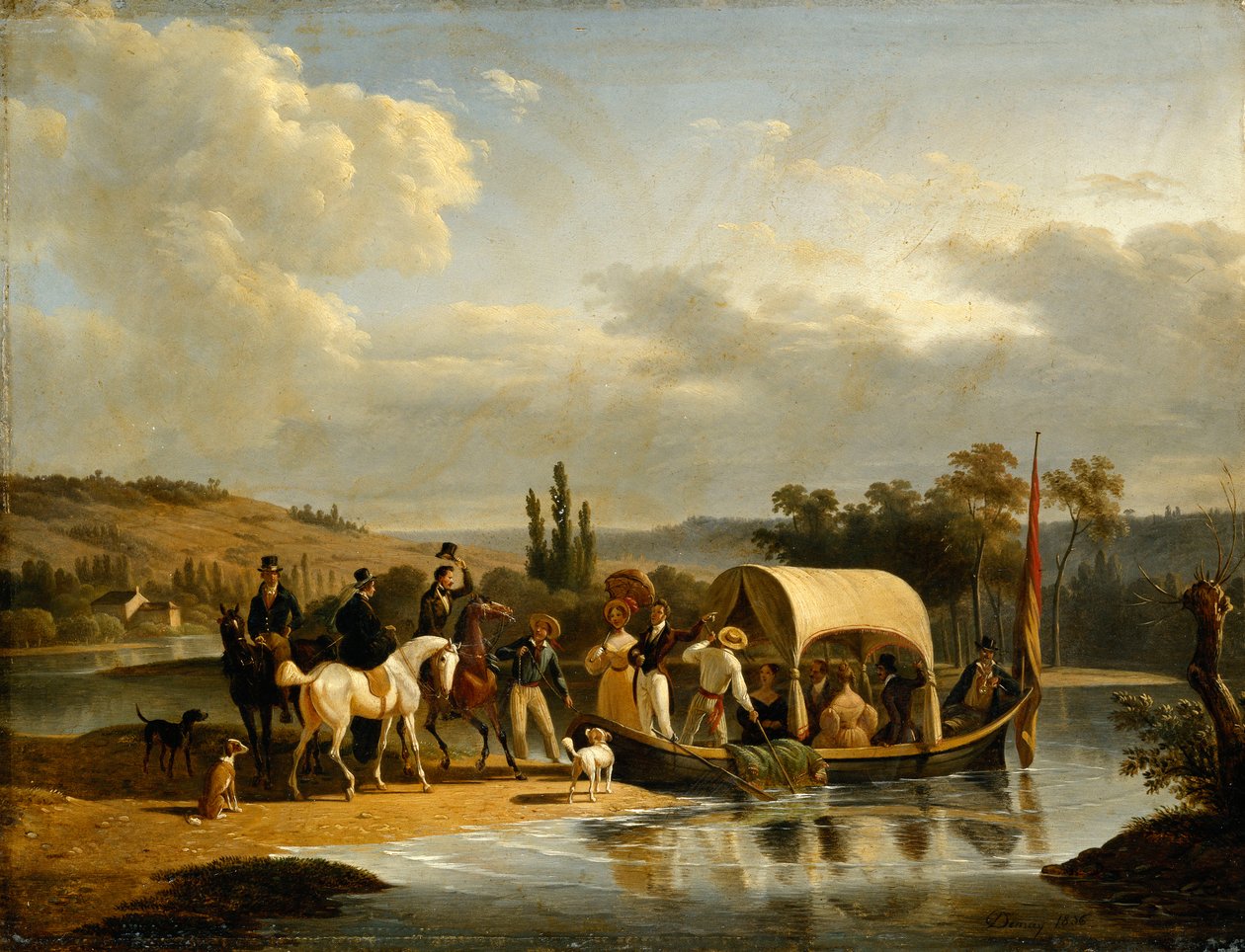 The Departure by Jean Francois Demay