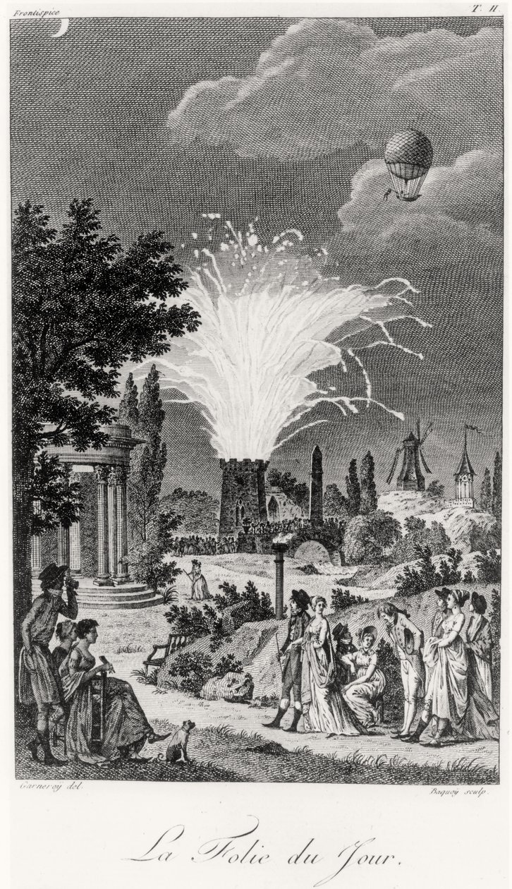 Firework Display at the Jardin de Tivoli by Jean Francois Garneray