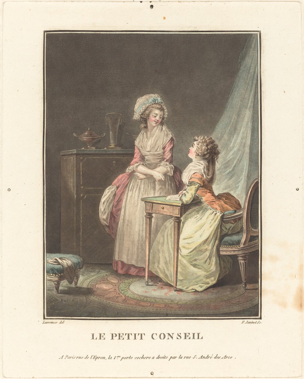 The Little Council by Jean Francois Janinet