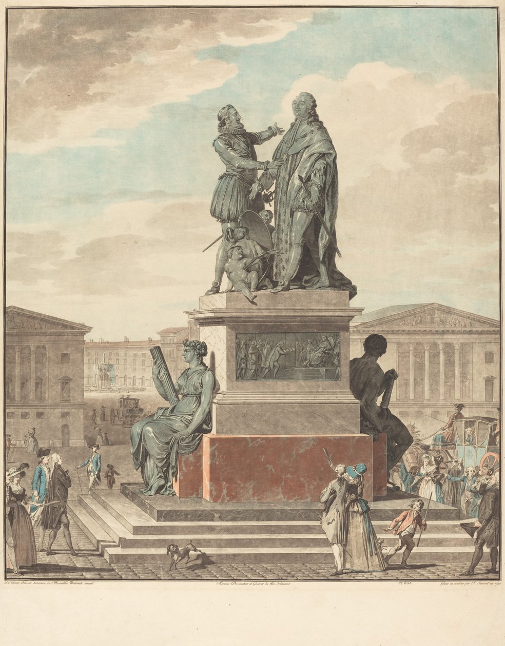 Project of a Monument to be Erected for the King by Jean Francois Janinet