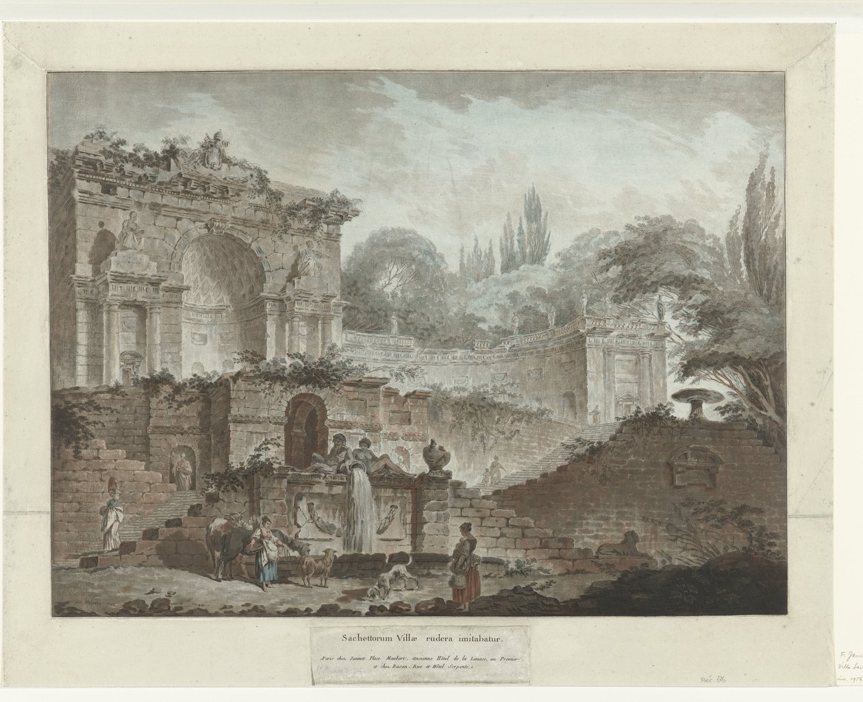 Villa Sacchetti by Jean-Francois Janinet