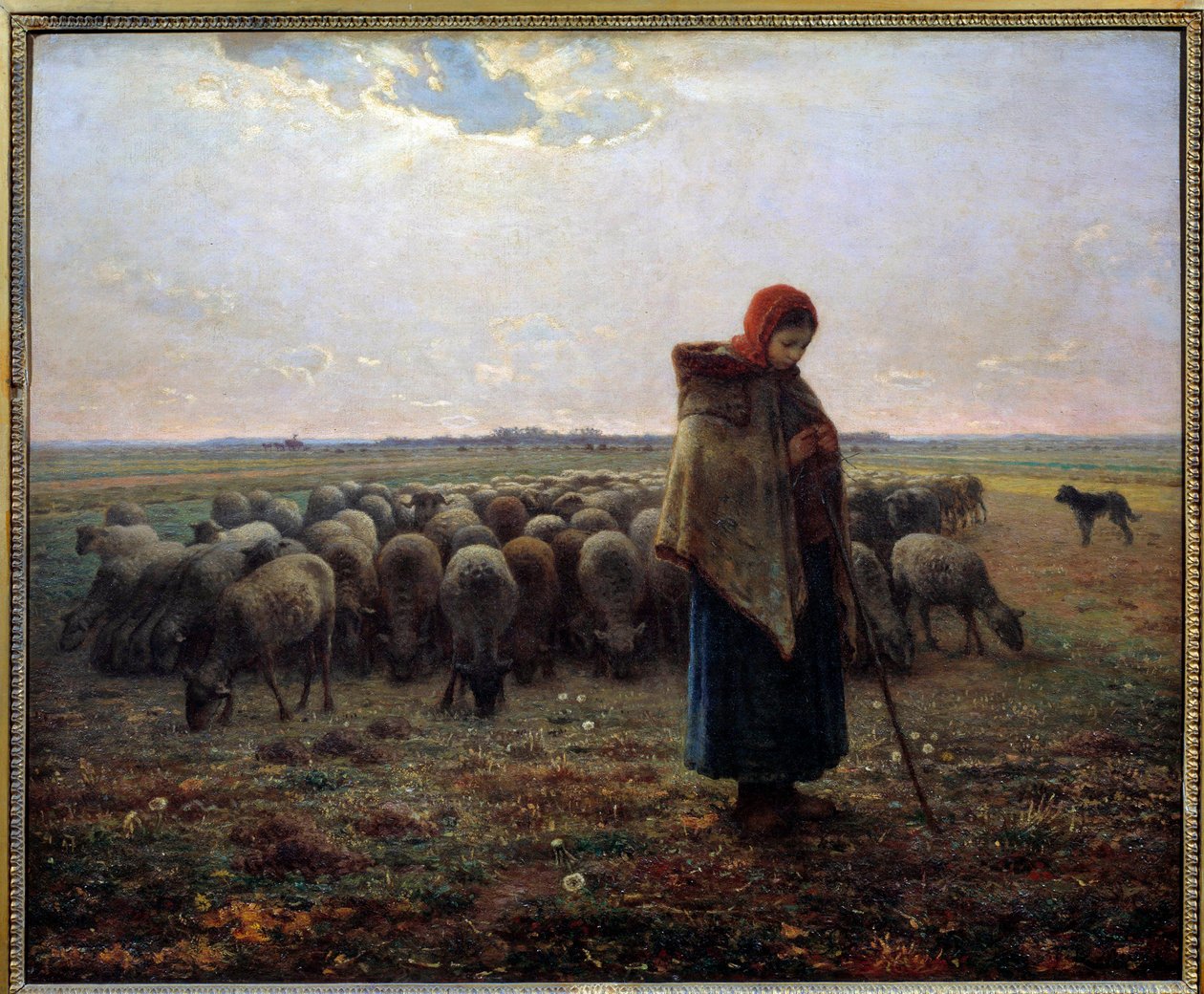 The Great Shepherd by Jean Francois Millet