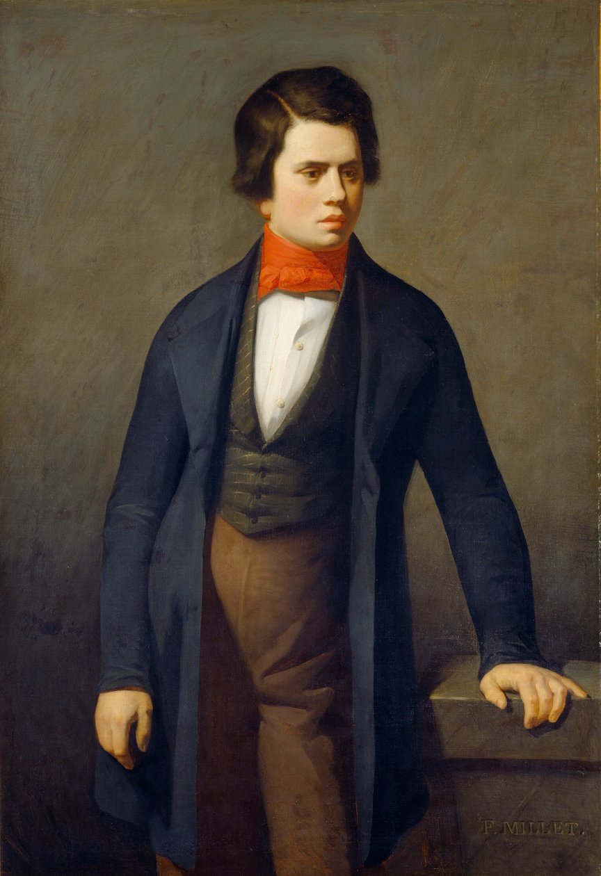 Leconte de Lisle by Jean-Francois Millet