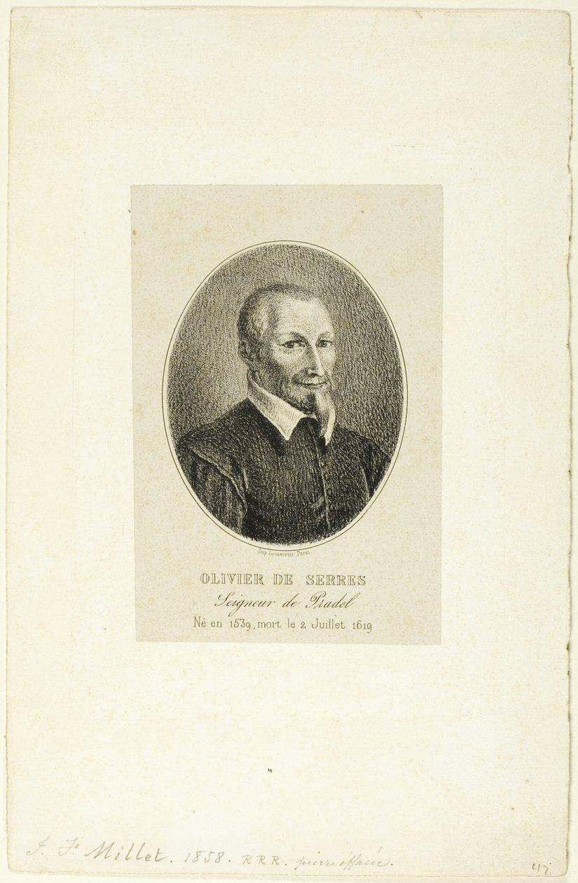 Olivier de Serres by Jean Francois Millet