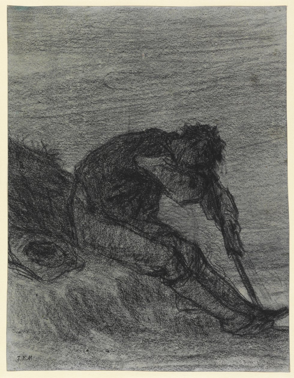 The Tired Haymaker by Jean Francois Millet