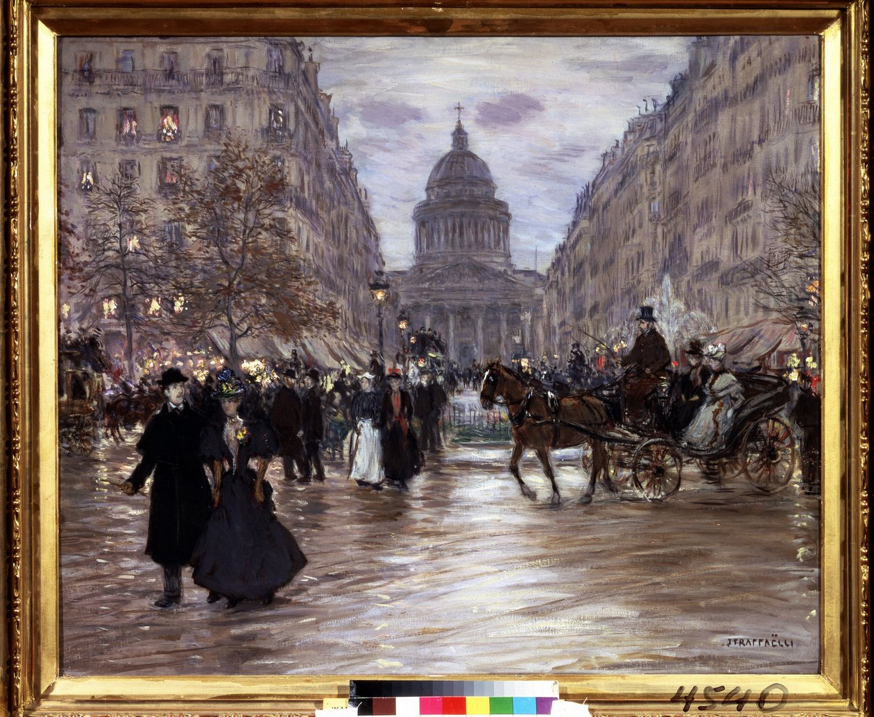 Boulevard Saint Michel by Jean Francois Raffaelli