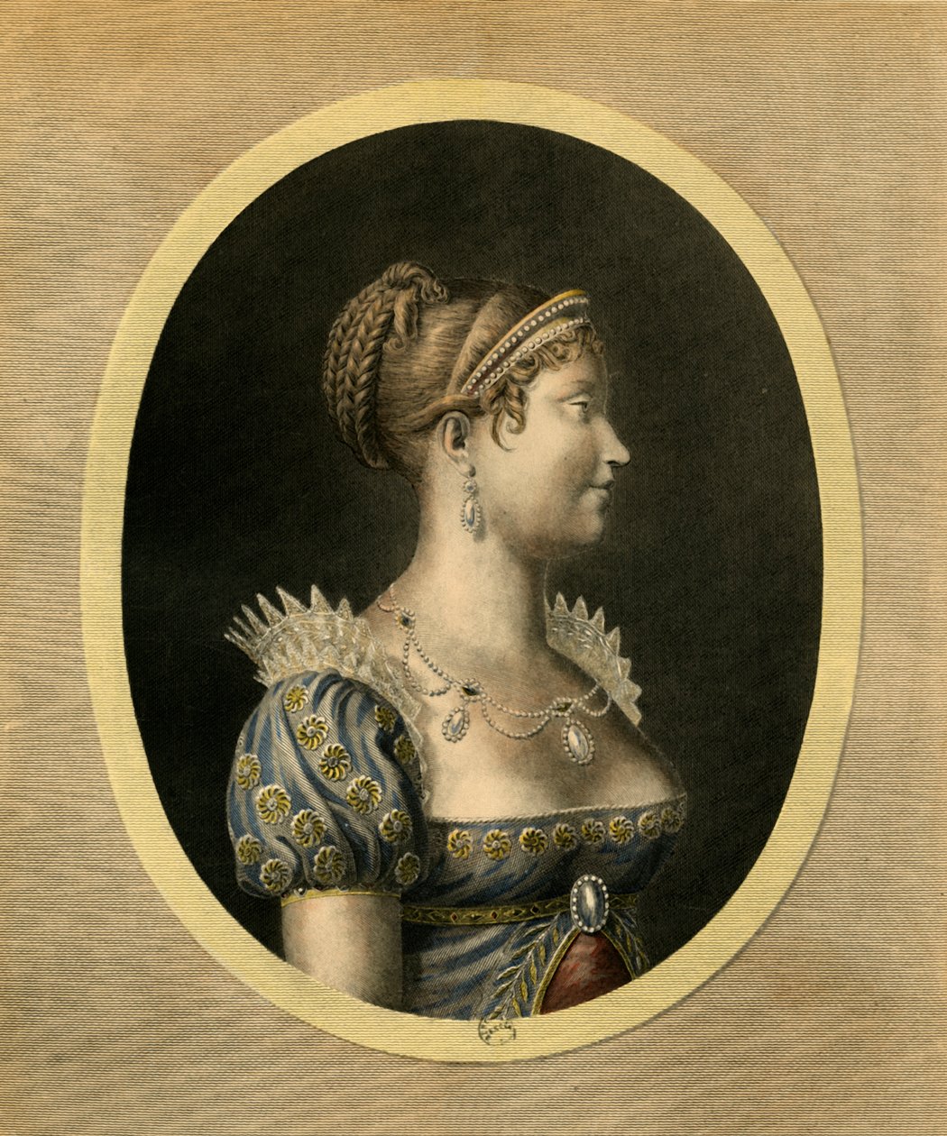 Marie Louise, Duchess of Parma, c1810 by Jean Francois Ribault