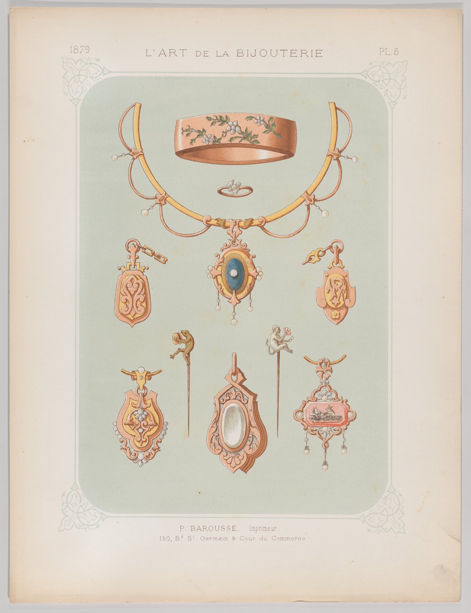 Jewelry Designs in Gold and Rose Gold by Jean François Barousse