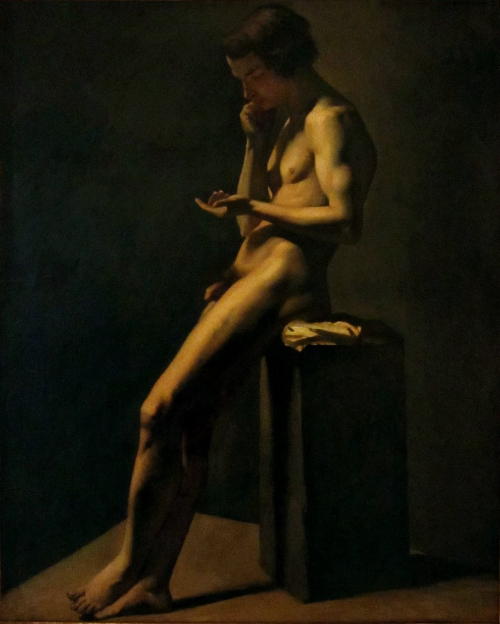 Male Academy by Jean Francois Millet