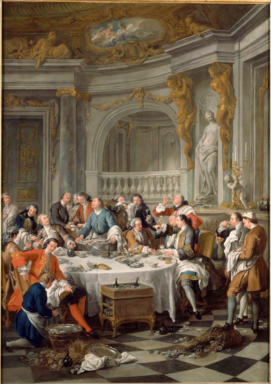 The Oyster Lunch by Jean François de Troy