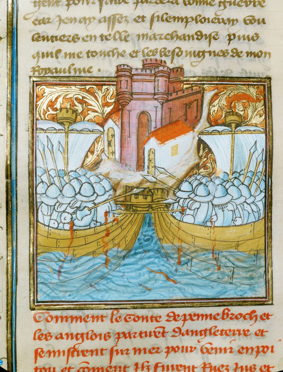 The Naval Battle of La Rochelle, in Which an English Fleet Was Defeated by a Spanish Fleet in the Service of France by Jean Froissart