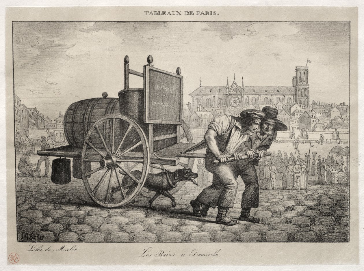 Scenes of Paris: Baths at Home by Jean Henri Marlet