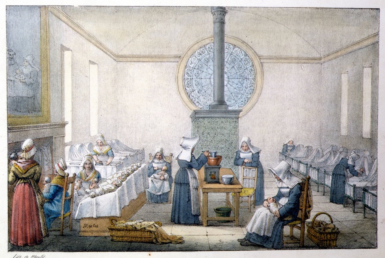 Children found (orphanage) by Jean Henri Marlet