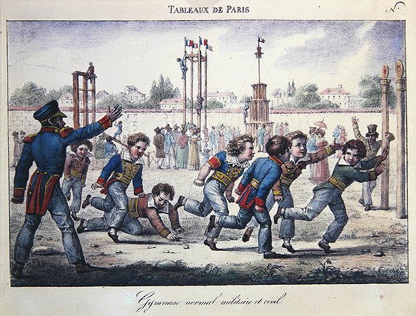 Sport and Gymnastics Training for Boys, scene from the 