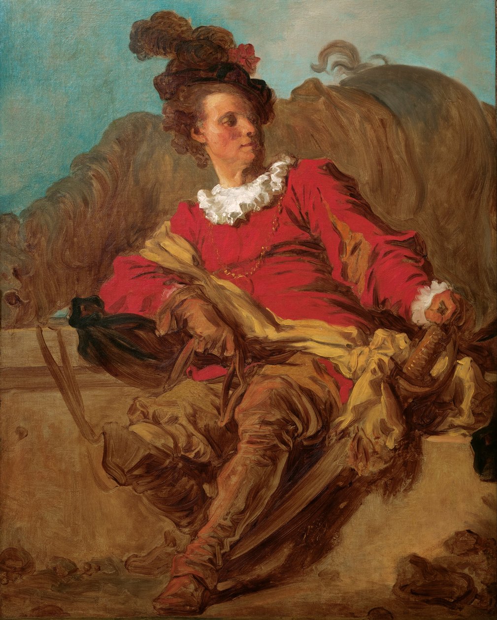 Jean-Claude Richard, Abbot of Saint-Non, Dressed 