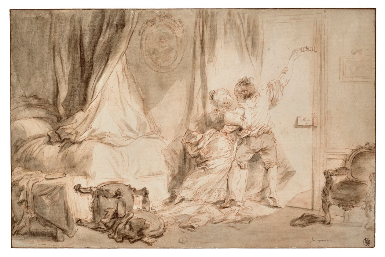 The Bolt by Jean Honore Fragonard