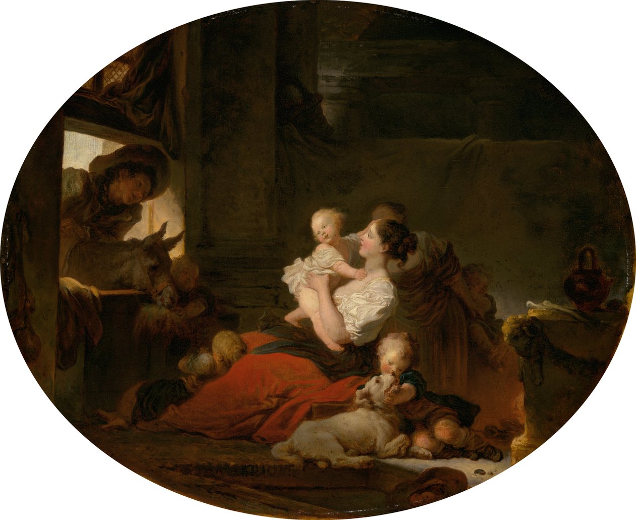 The Happy Family by Jean-Honore Fragonard