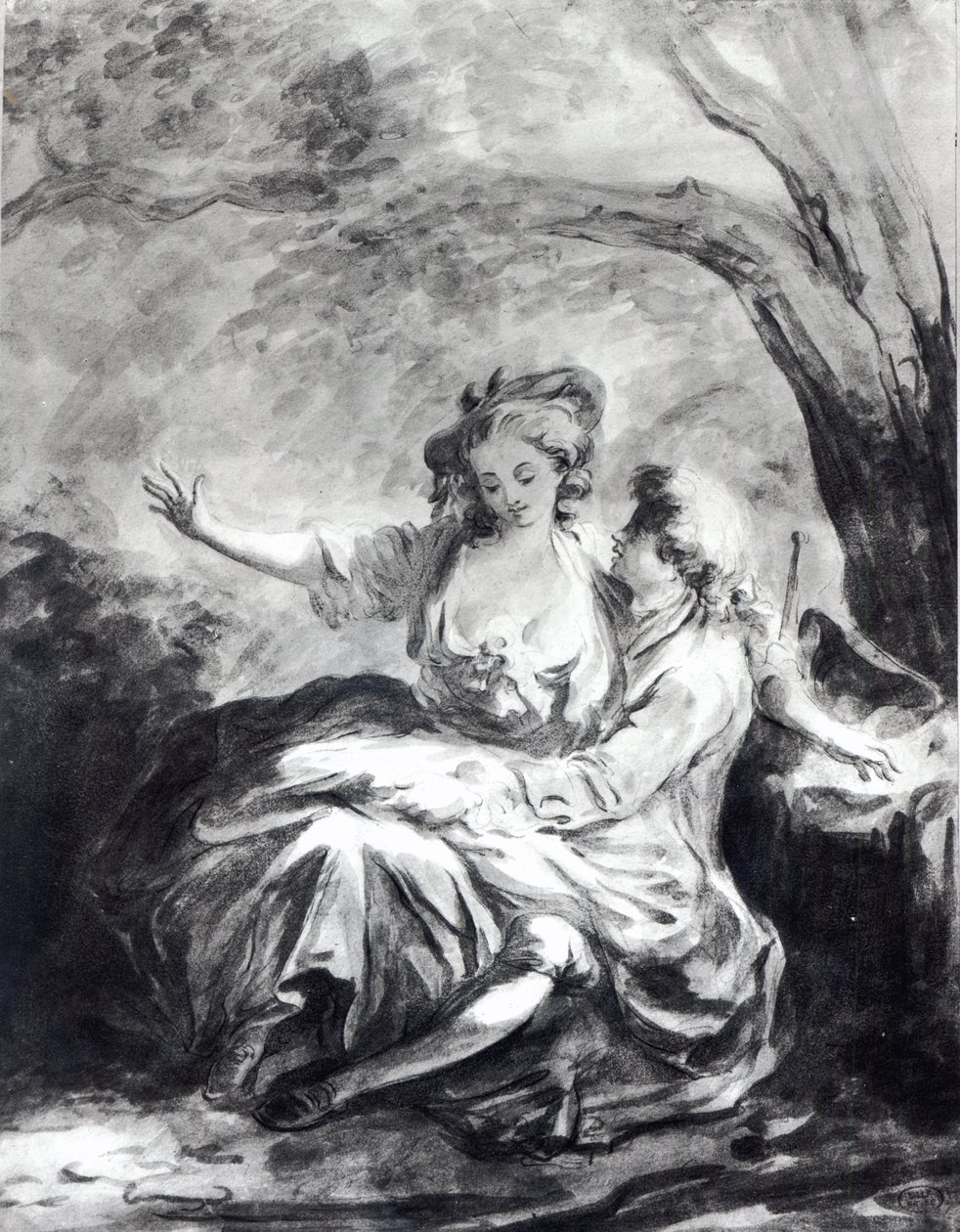 A Meeting Place for Love by Jean Honore Fragonard