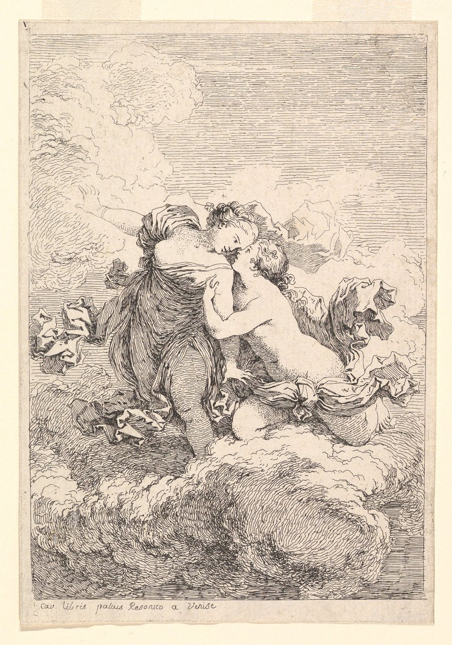Mythological Scene, Possibly Diana Seducing Callisto by Jean Honore Fragonard