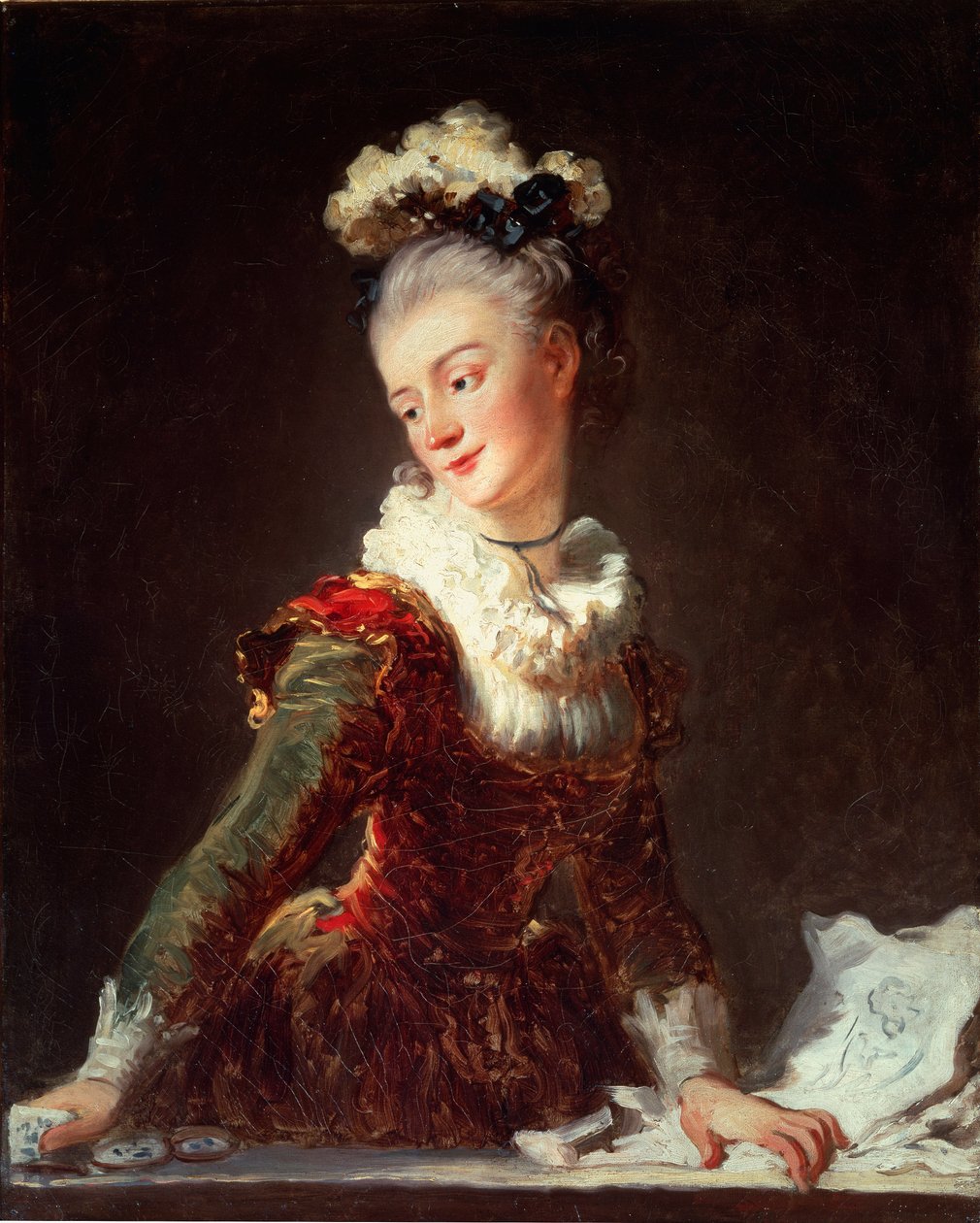 Portrait of Marie Madeleine Guimard, First Dancer of the Opera, circa 1769 by Jean Honore Fragonard