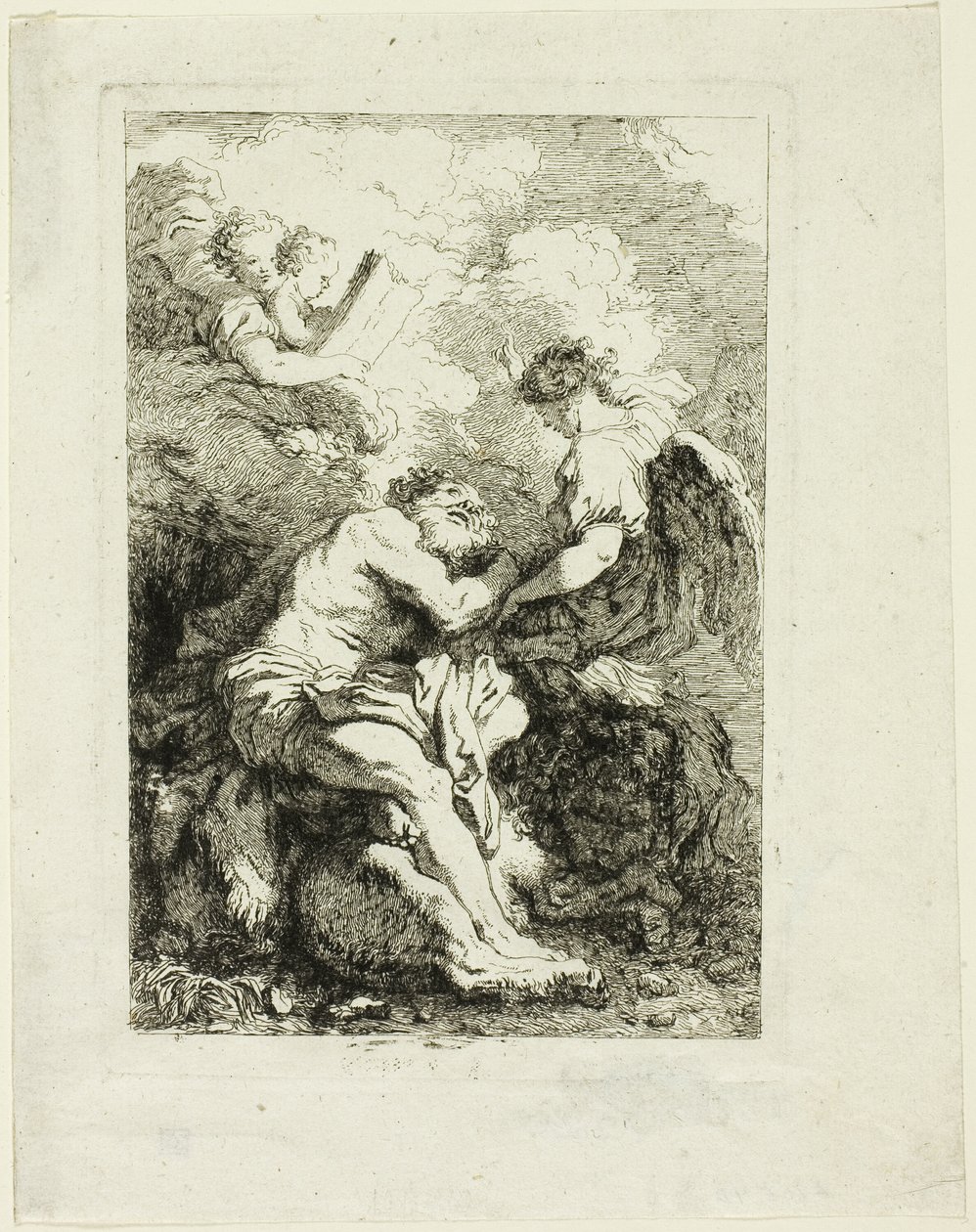 St. Jerome by Jean Honore Fragonard