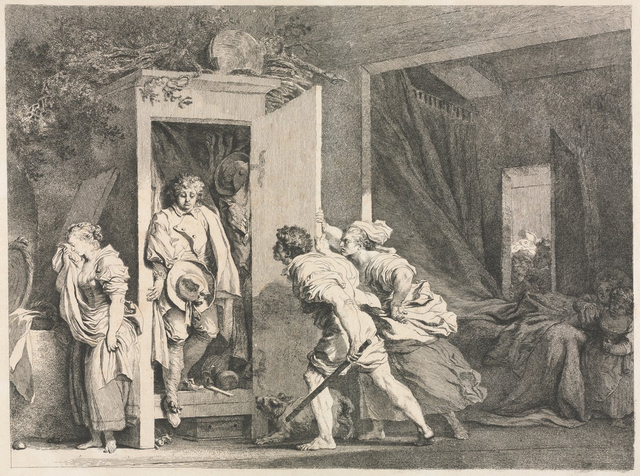 The Cupboard by Jean Honore Fragonard