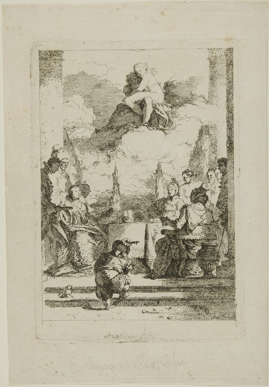 The Feast of Anthony and Cleopatra by Jean Honore Fragonard