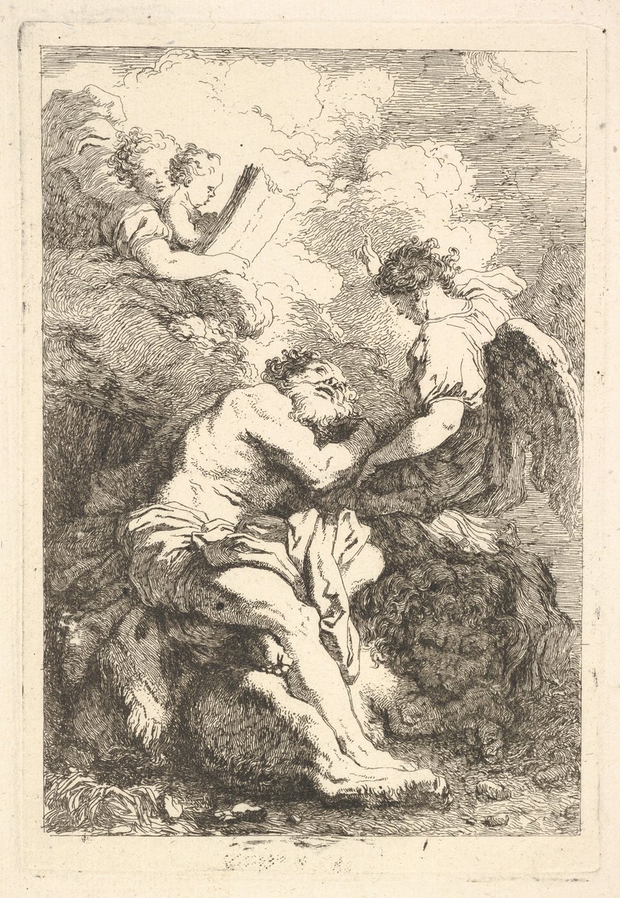 The Vision of Saint Jerome, ca. 1761-65 by Jean Honore Fragonard