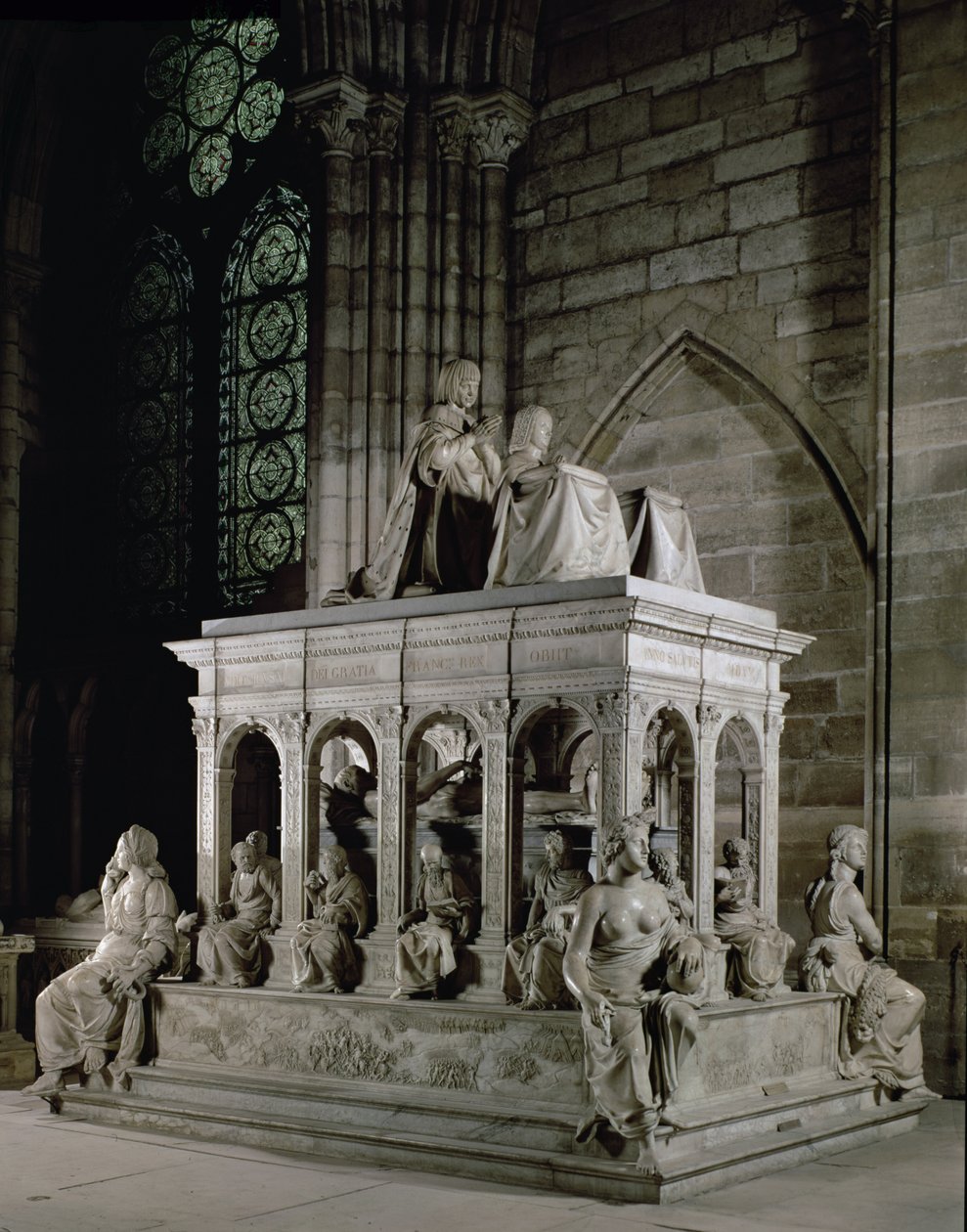 Tomb of Louis XII and Anne of Brittany by Jean I Juste