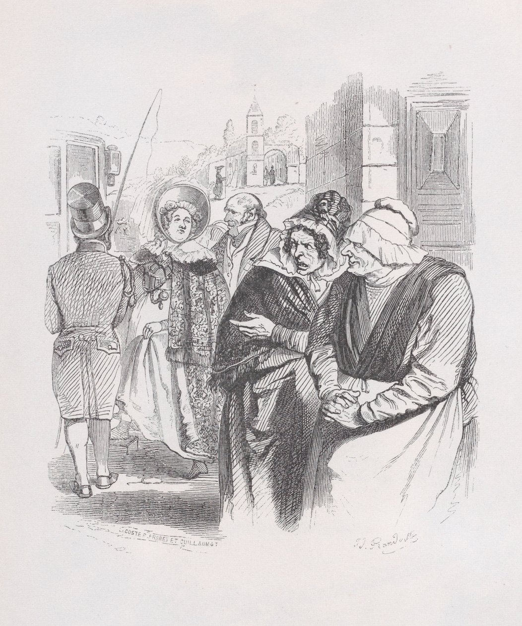 Gotton from The Complete Works of Béranger, 1836 by Jean Ignace Isidore Gérard