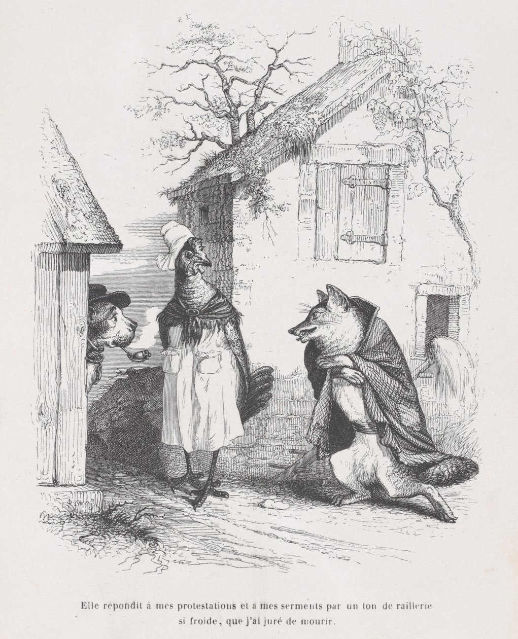 She responded to my protests and oaths with a tone of mockery so cold that I swore by Jean Ignace Isidore Gérard