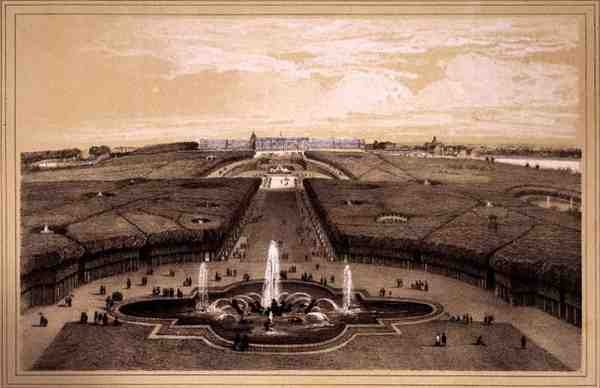 General View of the Park and Palace at Versailles, Published by Auguste Bry by Jean Jacottet