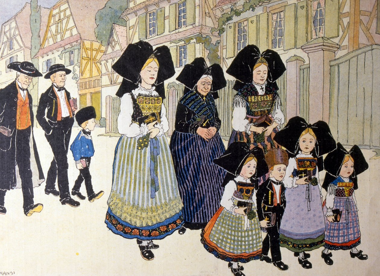 French celebrations marking the return of Alsace region to France by Jean Jacques Waltz