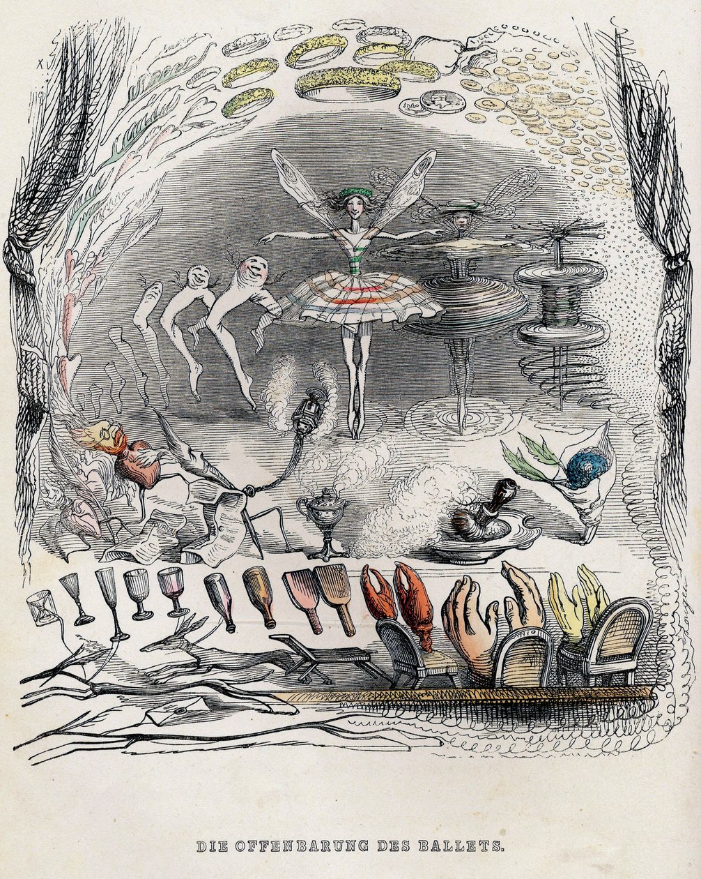 The Revelations of Ballet by Jean Jacques Grandville