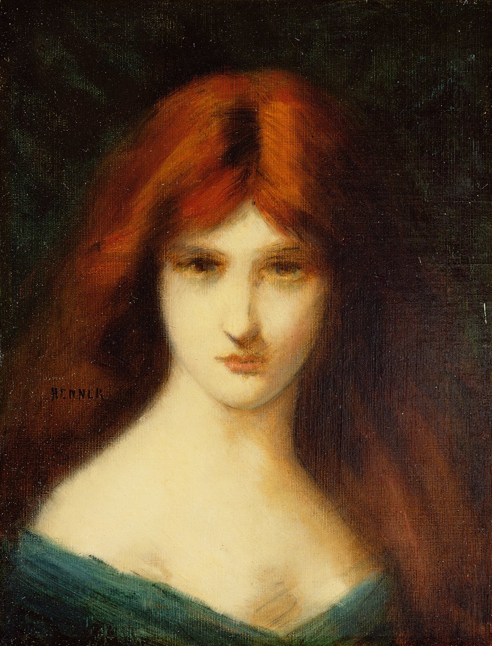 Portrait of a Lady  by Jean Jacques Henner