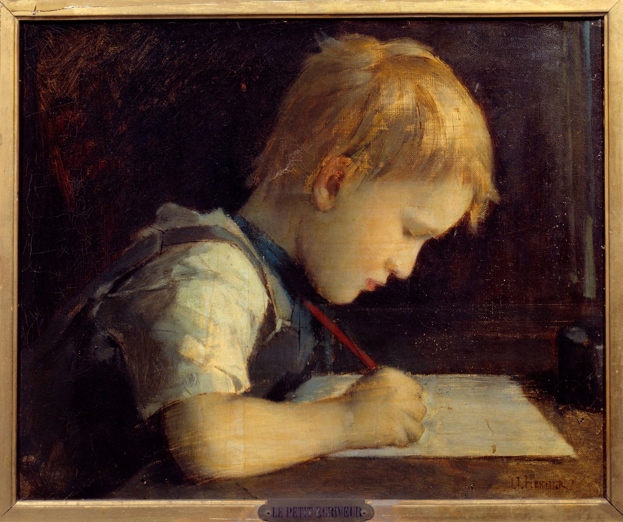 The little writer Paul Henner by Jean Jacques Henner