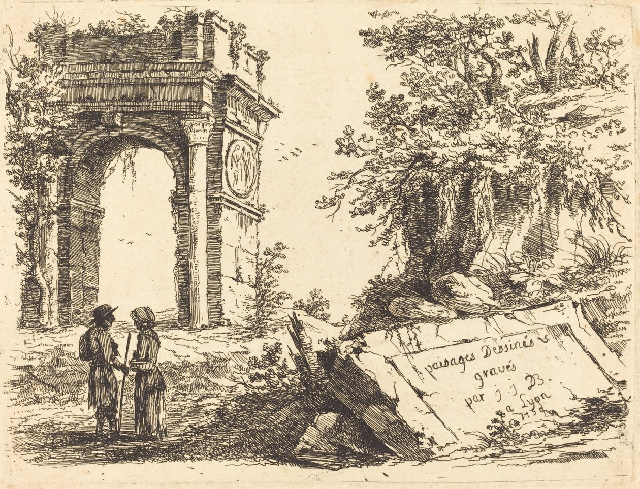 Triumphal Arch by Jean Jacques de Boissieu