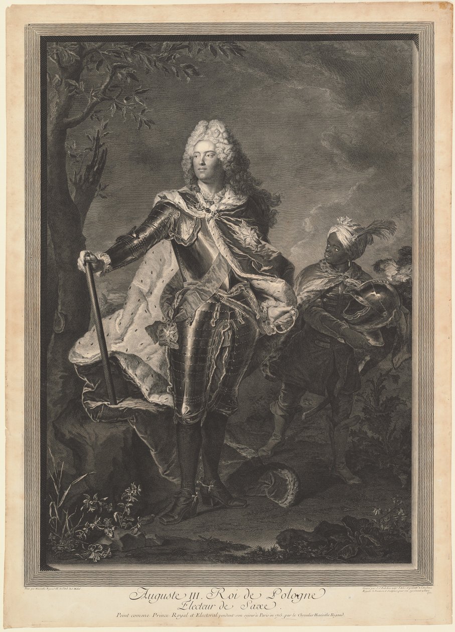 Auguste III. King of Poland by Jean Joseph Balechou