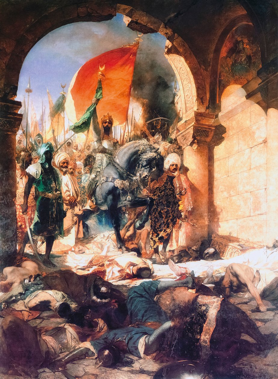 The Entry of Mehmed II Into Constantinople by Jean Joseph Benjamin (after) Constant