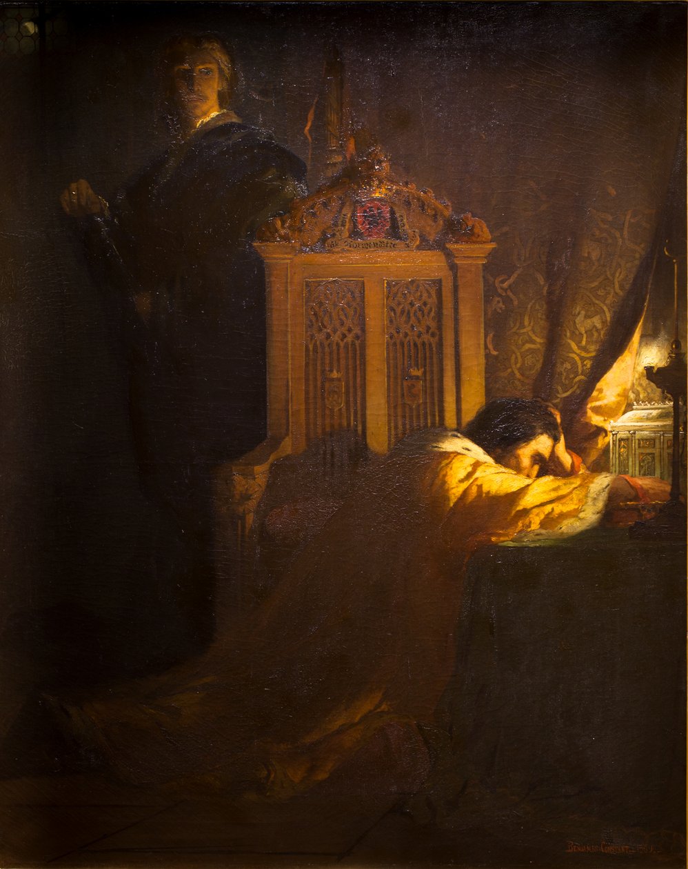 Hamlet and the King by Jean Joseph Benjamin Constant