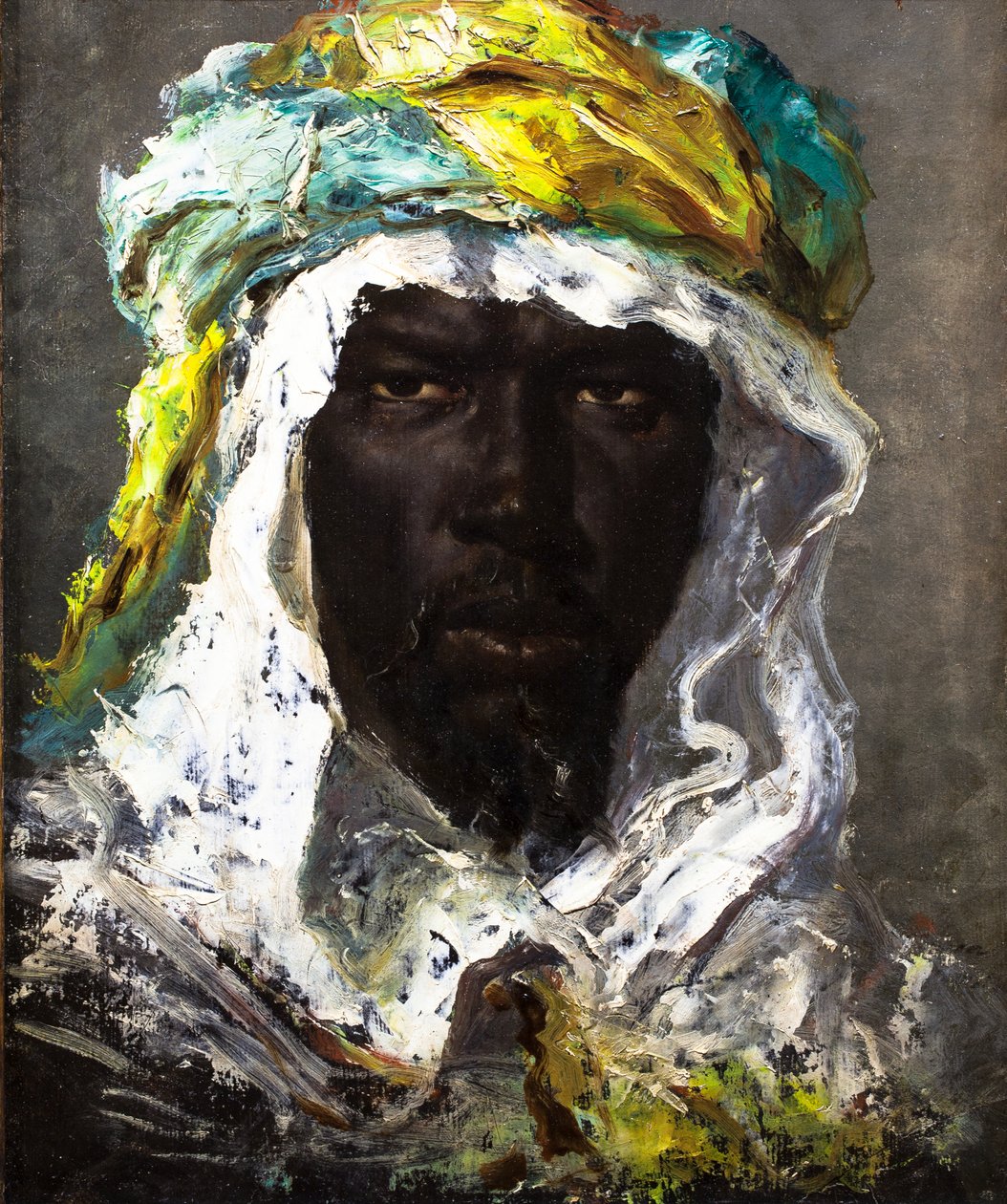 Head of a Moor, ca. 1875 by Jean Joseph Benjamin Constant